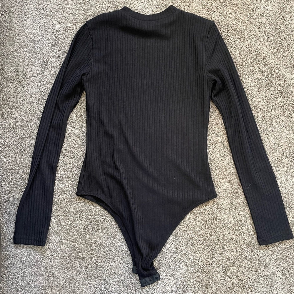 Black ribbed body suit (never worn)